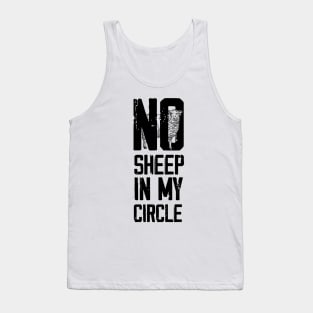 No Sheep In My Circle Tank Top